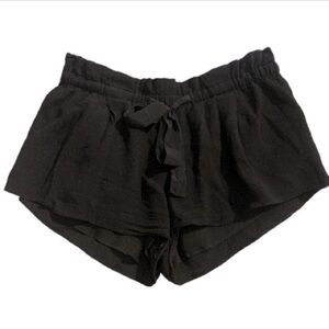 Aritzia Wilfred Women’s Flowing Short w/Drawstring Waist Slash Pocket Black XXS